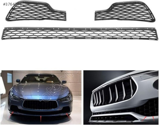 MASERATİ GHİBLİ ÖN TAMPON IZGARA SETİ SIFIR 2013/2022