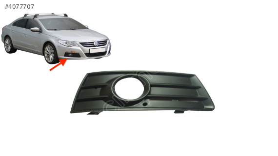 3C8853666C VW PASSAT CC 09-12 SAĞ SİS KAPAĞI