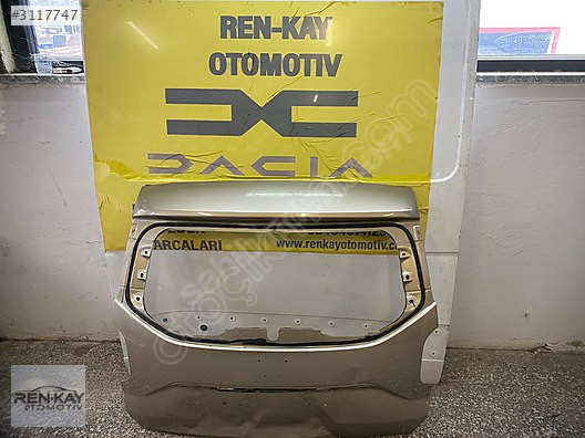 DACİA DUSTER BAGAJ KAPAĞI 2018 - 2023 ORJ RENKAY OTO KOCAELİ