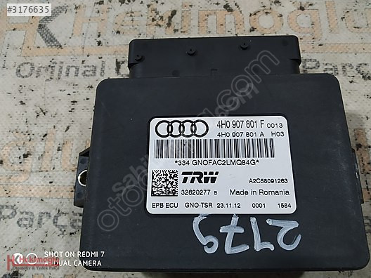 AUDİ A6 C7 A7 A8 EL FRENİ BEYNİ 4H0 907 801 F 4H0907801F 4H0 907