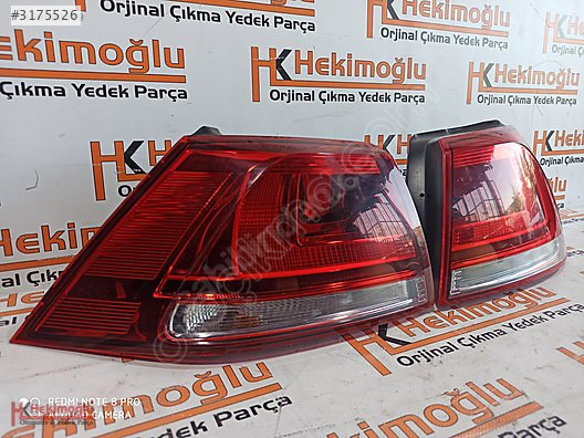 VW GOLF 7 SAĞ ARKA DIŞ STOP ORJİNAL LEDSİZ HATASIZ
