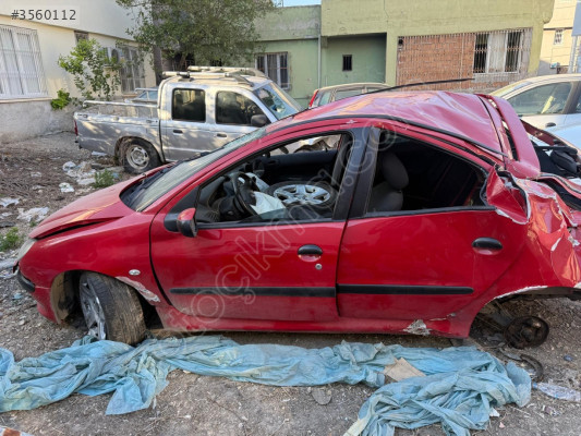 PEUGEOT 206 SOL ÖN KAPI ORJİNAL ÇIKMA TEMİZ DOLU
