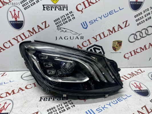 Mercedes w222 makyajlı sağ led far w 222 çıkma yedek parça