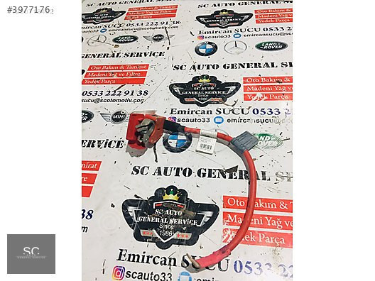 BMW 3 SERİSİ F30 ARTI KUTUP BAŞI AKÜ KABLOSU 925942502