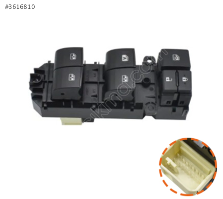 DÜĞME CAM KALDIRMA ÖN SOL TOYOTA HILUX 15-18 84820-0K270 DÖRTLÜ