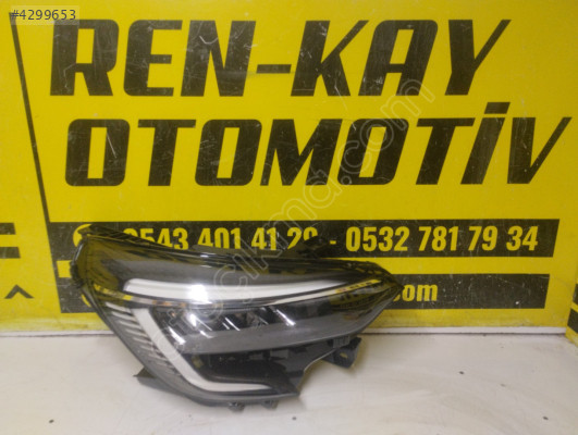 RENAULT CLİO 5 LEDLİ İKON SAĞ FAR ORJ ÇIKMA RENKAY KOCAELİ