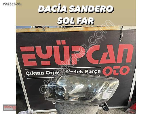 DACİA SANDERO SOl ön FAR ORJİNAL EYUPCAN OTO'DA