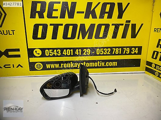 DACİA SANDERO STEPWAY SOL AYNA ORJ ÇIKMA RENKAY OTO KOCAELİ