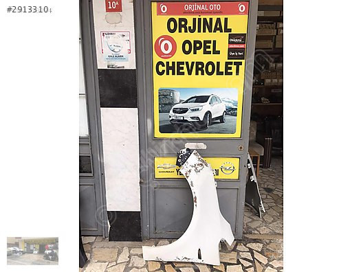 Opel astra j beyaz renk sol ön çamurluk ORJİNAL OTO OPEL