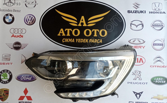 RENAULT MEGANE 4 ORJİNAL ÇIKMA SOL FAR (SARI SOKET) v