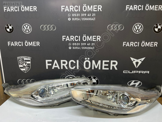 FORD FİESTA SAĞ-SOL TAKIM ÖN FAR ORJİNAL LEDLİ MERCEKLİ