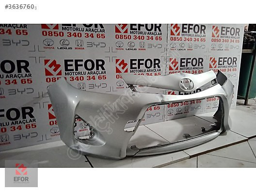 TOYOTA YARİS ÖN TAMPON ORJİNAL ÇIKMA YEDEK PARÇA 14-16
