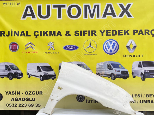 Peugeot Partner 1 Sağ Ön Çamurluk