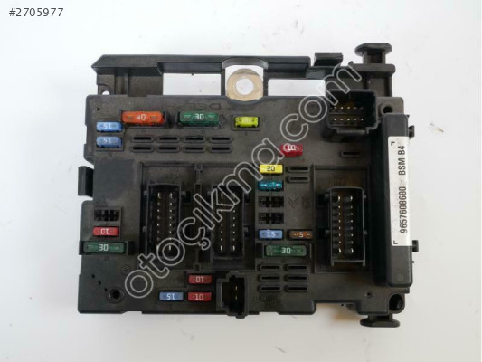 Peugeot 206 307 406 BSM Sigorta Kutusu 9657608680 BSM B4