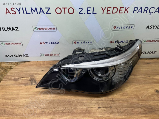 BMW 5 SERİSİ E60 LCİ SOL FAR ORJİNAL OEM:1EL164907001