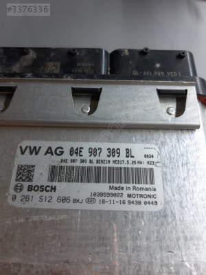04E907309BL-0261S12606 MED17.5.25 VW GOLF MOTOR BEYNİ