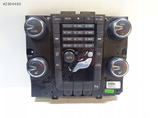 Volvo V60 XC60 S60 S80 Radyo CD Klima Kontrol Paneli 30795265