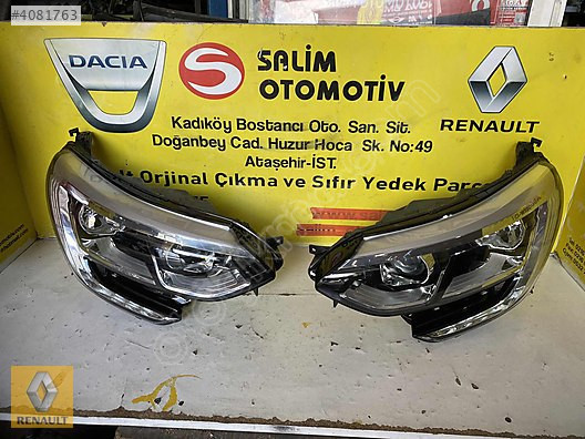 RENAULT MEGAN 4 2019 JOY SAĞ SOL FAR VE DİĞER PARÇALARI