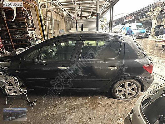 Peugeot 307 sol arka kapı çıkma