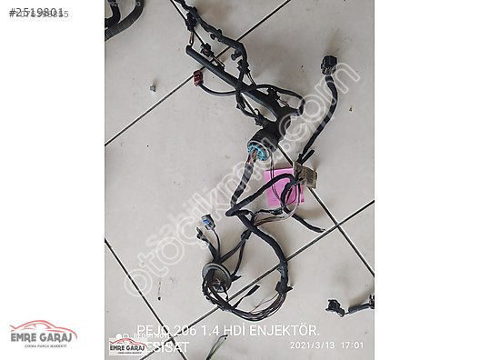 206 1.4 HDİ DW4 ENJEKTÖR TESİSAT