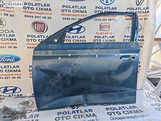 Skoda kamiQ ön sol kapı orijinal 2017-2022 göçük hasarlı