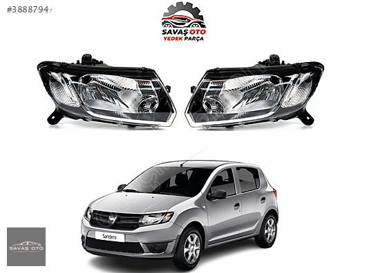 SANDERO ÖN FAR SAĞ SOL 2012+ 260105344R 260601236R ADET FİYAT