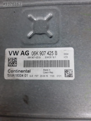 06K907425B- 06K 907 425 B SİMOS18.1 VW GOLF R MOTOR BEYNİ