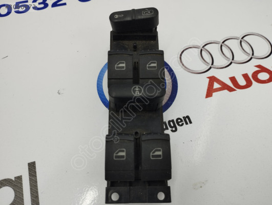 VOLKSWAGEN GOLF 4 BORA SOL ÖN CAM DÜĞMESİ ORJ ÇIKMA 1J4959857D