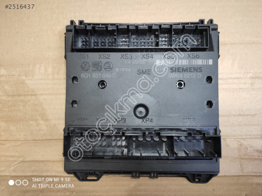 Fabia ve polo konfor beyni 6Q1937049D 6Q1 937 049D