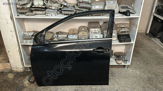 2007-2012 Toyota Corolla Siyah Sol Ön Kapı Orj Çıkma