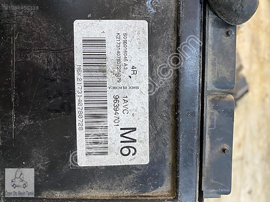 96394701 S010016045A3 CHEVROLET LACETTİ 1.6 MOTOR BEYNİ