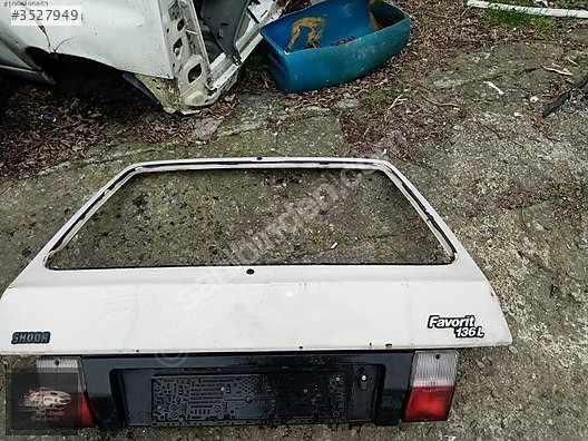 Skoda Favorit 94 model bagaj kapağı orjinal çıkma