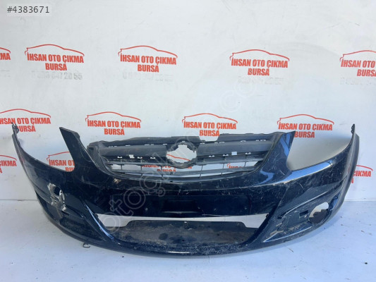 Opel Corsa d ön tampon orijinal çıkma siyah renk