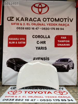 2013-2018 TOYOTA AURİS ÇIKMA ORJİNAL ÖN KAPUT