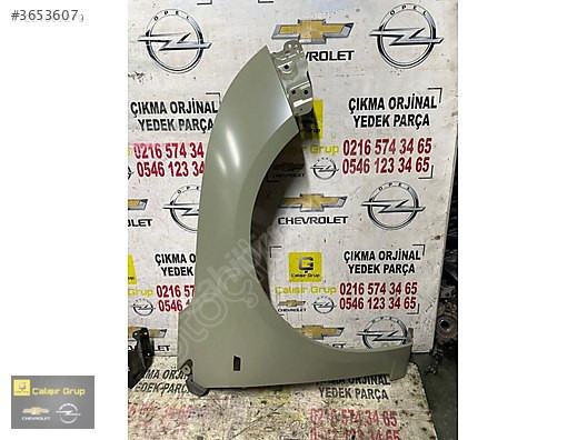 CHEVROLLET CRUZE SAĞ ÇAMURLUK ÇIKMA SÖKME YEDEK PARÇA