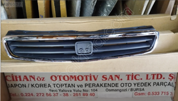HONDA CİVİC PANJUR 1999-2001 NİKELAJLI 71122-S04-003;