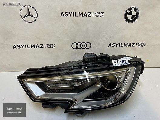 AUDİ A3 SOL FAR ORJİNAL 8V0941043E