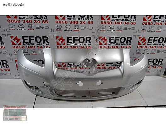TOYOTA AURİS ORJİNAL ÇIKMA ÖN TAMPON 07-09