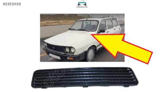 RENAULT 12 TOROS ÖN KAPUT IZGARASI SIFIR
