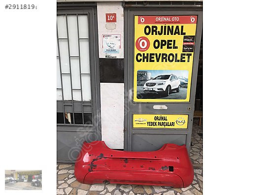 Opel corsa e kırmızı renk arka tampon ORJİNAL OTO OPEL