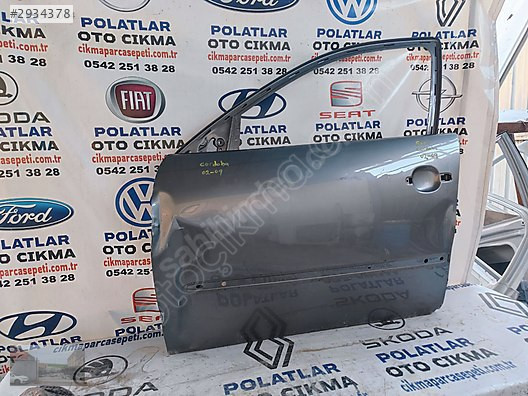 Seat Cordoba ön sol kapı orijinal 2002 -2009 füme göçük hasarlı