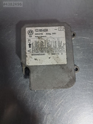 1C0909605K VOLKSWAGEN SEAT SKODA AİRBAG BEYNİ ORJİNAL