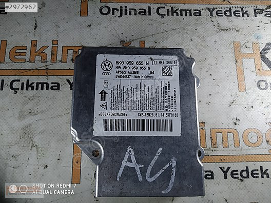AUDI A4 A5 AİRBAG BEYNİ 8K0 959 655 N 5WK44637