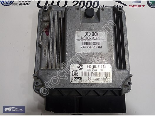 03G906016BD-EDC16U1 SKODA OCTAVİA 1.9 TDI BKC MOTOR BEYNİ