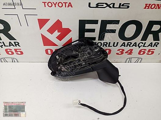 TOYOTA COROLLA SAĞ AYNA GÖVDESİ ÇIKMA ORİJİNAL PARÇA 2019-2024