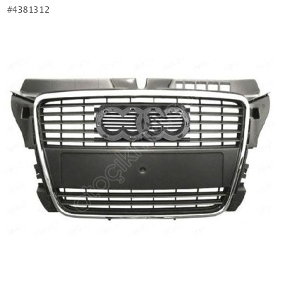 8P0853651M AUDİ A3 2009-2013 ÖN PANJUR KROM ÇERÇEVE MAT SİYAH