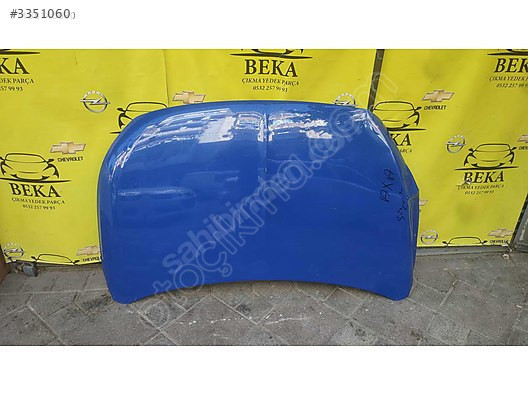 OPEL CORSA F KAPUT MAVİ ÇIKMA ORJİNAL YEDEK PARÇA