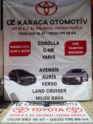 2019-2025 TOYOTA COROLLA ÇIKMA ORJİNAL RADARLI ÖN PANJUR