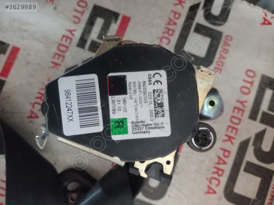 PEUGEOT 208 ARKA SAĞ EMNİYET KEMERİ 98412247