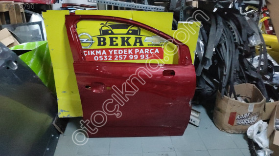 OPEL CROSLAND SAĞ ÖN KAPI KIRMIZI ÇIKMA ORJİNAL YEDEK PARÇA